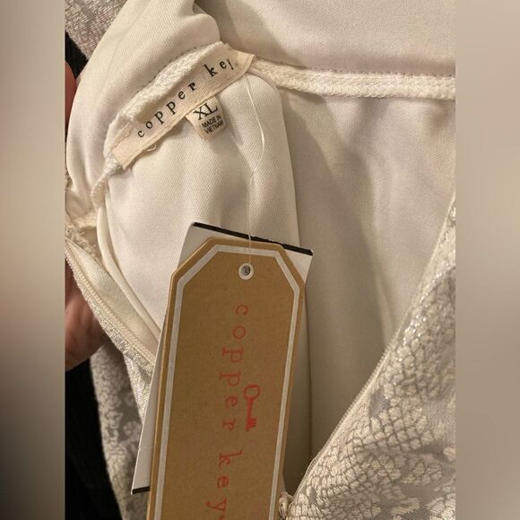 NWT Copper Key Silver Snake Print Skirt - Picture 6 of 8